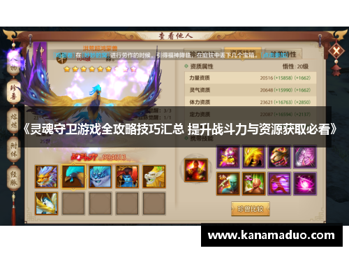 《灵魂守卫游戏全攻略技巧汇总 提升战斗力与资源获取必看》